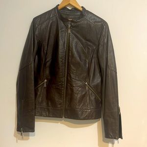 Danier genuine leather Jacket Small UK 12